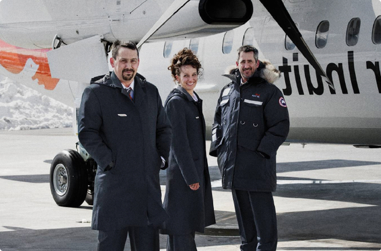 Team picture on the tarmac